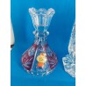 Ensemble Élégant en Cristal au Plomb 24% Anna Hutte - Vase et 2 Chandeliers - Origine Allemagne