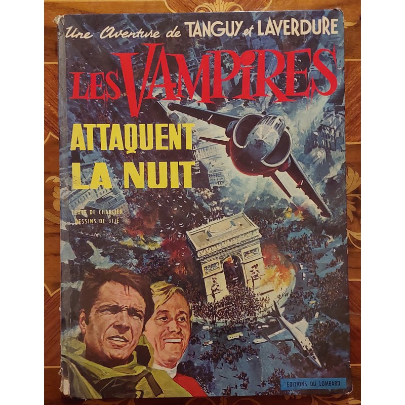 Tanguy et Laverdure - Les Vampires Attaquent la Nuit (Édition Originale, Dargaud 1971)