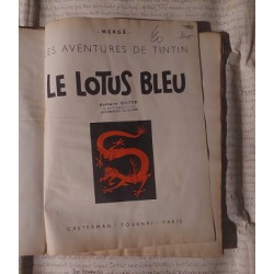 Tintin et Le Lotus Bleu - 5B20bis - 1957