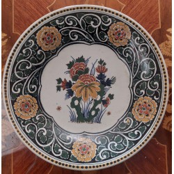 Assiette polychrome DE PORCELEYNE FLES - ROYAL DELFT XIX-XXe