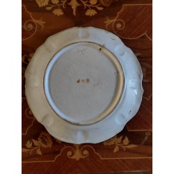 Assiette en Porcelaine Tendre de Minardi Bassano, XVIIIe siècle