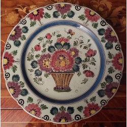 Assiette Polychrome Style...