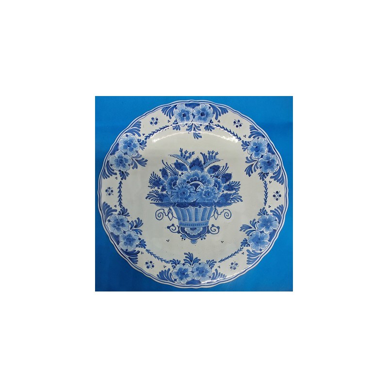 Assiette en Faïence Delft (Royal Delft) - De Porcelein Fles : Année CZ 1982