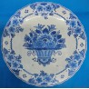 Assiette en Faïence Delft (Royal Delft) - De Porcelein Fles : Année CZ 1982