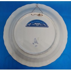 Assiette en Faïence Delft (Royal Delft) - De Porcelein Fles : Année CZ 1982