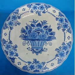 Assiette en Faïence Delft (Royal Delft) - De Porcelein Fles : Année CZ 1982