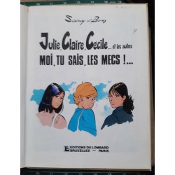 Julie, Claire, Cécile - N°1 Moi tu sais les mecs - Dédicace de Bom