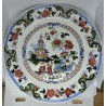 Assiette Européenne decor chinois  XVIII ème - D24cm