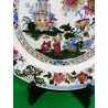 Assiette Européenne decor chinois  XVIII ème - D24cm