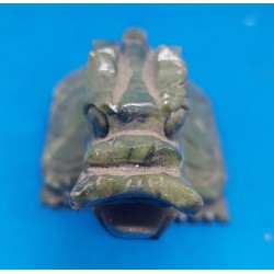 Tortue Dragon Chinoise en Jade Ancien : Sculptée et Gravée à la Main