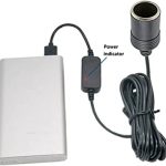 MeetUs 5 V USB A Mâle à 12 V Voiture Allume-Cigare Socket Femelle Convertisseur Pour Voiture Allume-Cigares Conduite Enregistreur DVR Dash Caméra GPS Etc