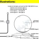 129.99 € – VGAzer Magnifique Lune Lévitante Lampe de Nuit Veilleuse Flottant et Tournant dans l’Air Librement avec Changement Progressif des Lumières LED entre Jaune et Blanc