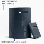 Colapz Sac utilitaire pliable multi-usages pour le camping, le linge, la plage, imperméable – 16 l – Gris froid
