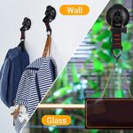 4 Pièces Ancre à Ventouse avec Fixation du Crochet d’Arrimage, Crochet de Fixation de Ventouse Auvent pour Tentes Latéral de Voiture Accessoire de Bâche de Camping