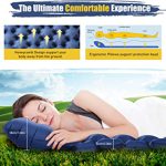 Elegear Matelas de Camping Gonflable pour 2 Personnes, Matelas de Sol Tapis de Couchage sans Pompe Ultra Léger pour Camping Randonnée Voyage Plage, Accessoires de Camping
