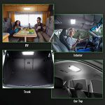 Thlevel 12V Lumières Intérieure à LED Lampe Eclairage Voiture Lumineuse 48 LED avec Interrupteur Marche/ Arrêt pour Van Camping Bateau 2 Pièces
