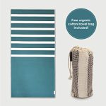 SummerSand Serviette de PlageSummerSand Serviette de Plage Microfibre Anti Sable – Drap de Plage Grande Taille 160 x 80 cm – Serviette Microfibre de Sport sans Odeur, séchage Rapide – Serviette de Bain Microfibre compacte – Vert