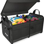 ATHLON TOOLS Sac pour Coffre de qualité supérieure, avec Couvercle – Vainqueur du Test comparatif 12/2020 très Bon – Organiseur de Coffre XXL de 60 litres
