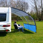 your GEAR Riviera 350 Auvent pour caravane, camping-car, caravane, 3,5 x 2,6 m, auvent UV 50+ avec fenêtre panoramique